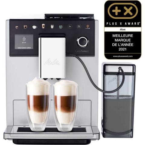 Expresso Broyeur F630-201 latte select argent Expresso Broyeur F630-201 latte select argent