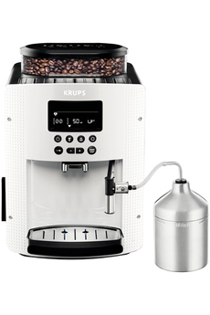 Expresso avec broyeur Krups Essential Blanche EA816170R reconditionné