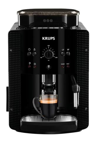 Expresso avec broyeur Krups YY4540FD Essential 1450 W Noir avec 450 g café en grains Starbucks Expresso avec broyeur Krups YY4540FD Essential 1450 W Noir avec 450 g café en grains Starbucks