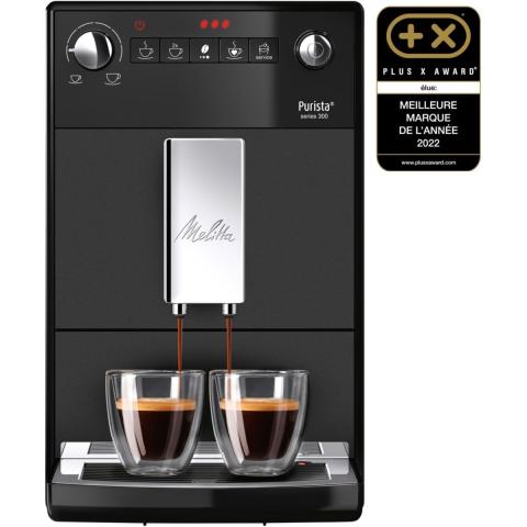 Expresso Broyeur MELITTA purista noir mat