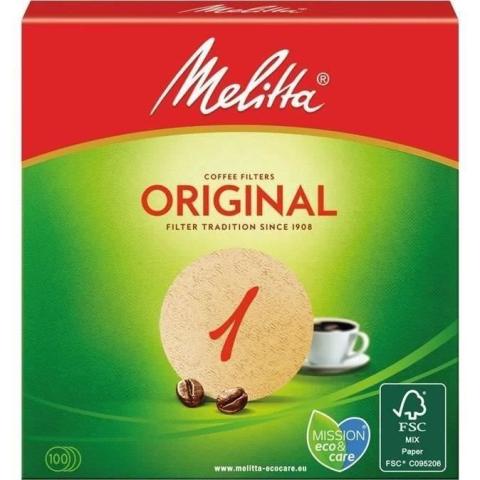 Filtre à café rond MELITTA Ø94 mm R1 - Haute qualité de filtration - Lot de 100 filtres Filtre à café rond MELITTA Ø94 mm R1 - Haute qualité de filtration - Lot de 100 filtres