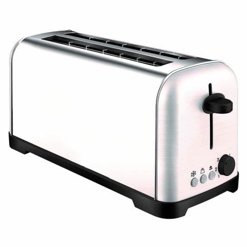 Grille-pains 2 fentes 1400w inox - 002226 Grille-pains 2 fentes 1400w inox - 002226