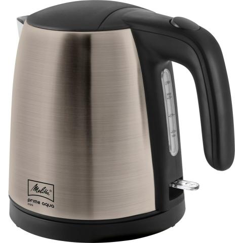 Kettle Melitta Prime Aqua Mini Metallic Grey Grey Grey Inoxydless Steel 2200 W 1 L