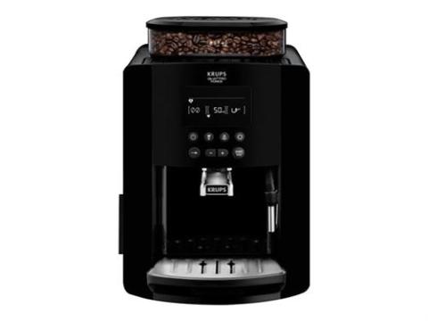 Krups Arabica EA817010 - Machine à café automatique avec mousseur à lait - 15 bar - noir