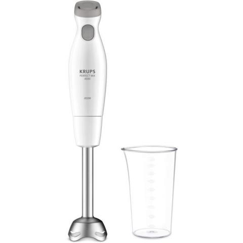 Krups Batteur électrique Perfect Mix 4000 Mélangeur par immersion Gris, Blanc 450 W