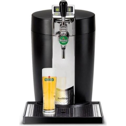 KRUPS BEERTENDER Machine à bière Tireuse à bière, Machine à bière pression, Fut 5L Indicateur température & volume restant VB700800
