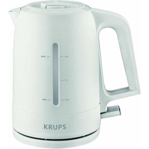Krups bouilloire électrique de 1,6L sans fil 2400W blanc