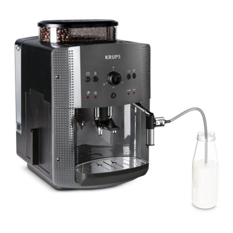 KRUPS Broyeur à café grains + accessoire lait 2 espressos Nettoyage automatique EA810BF1 KRUPS Broyeur à café grains + accessoire lait 2 espressos Nettoyage automatique EA810BF1