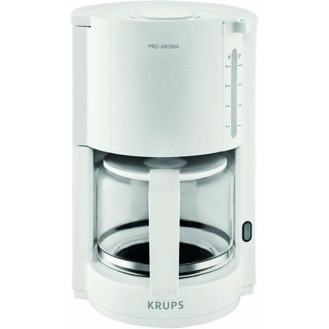 Krups cafetière électrique de 1,4L pour 10 a 15 tasses 1050W blanc