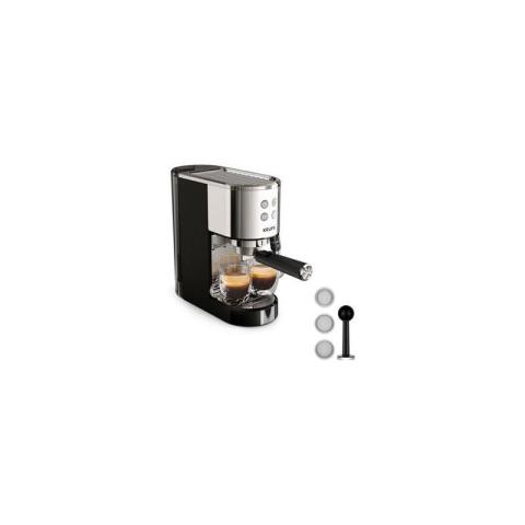 Krups - Cafetière expresso à pompe Virtuoso+ XP444C10 Inox Krups - Cafetière expresso à pompe Virtuoso+ XP444C10 Inox