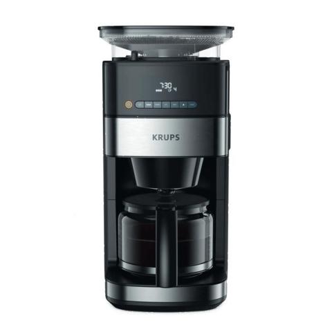 Krups Cafetière filtre programmable café grains ou loulu écran digital KM832810 Krups Cafetière filtre programmable café grains ou loulu écran digital KM832810