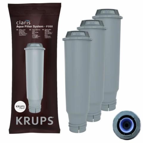 Krups Claris F088 3 pièces filtre pour la machine à café Krups Claris F088 3 pièces filtre pour la machine à café