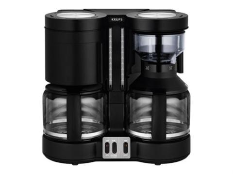 Krups Duothek Plus KM8508 - Cafetière avec machine à filtre - 20 tasses - noir