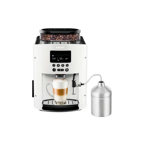 Krups - ea 8161 - Machine à expresso - 1,8 l - Café en grains - Café moulu - Broyeur intégré - 1450 w - Blanc (EA8161)