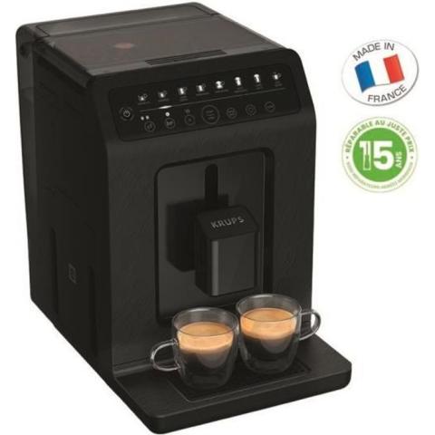 KRUPS EA897B10 Evidence Machine à café grain automatique, 8 préréglages, Cappuccino, Expresso, Boissons parfaites personnalisables KRUPS EA897B10 Evidence Machine à café grain automatique, 8 préréglages, Cappuccino, Expresso, Boissons parfaites personnalisables