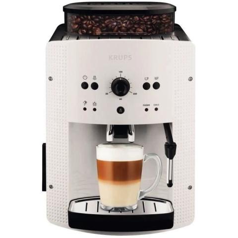 KRUPS - Expresso broyeur - 1450W - réservoir amovible 1.7 L - capacité 260g - Essential - blanc -EA810570 KRUPS - Expresso broyeur - 1450W - réservoir amovible 1.7 L - capacité 260g - Essential - blanc -EA810570