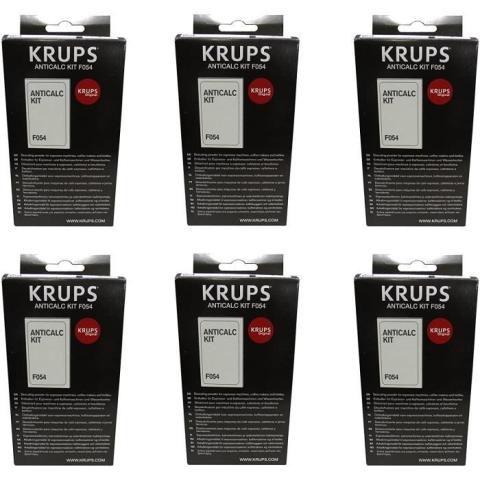 Krups F054 Lot de 6 sachets de poudre détartrante 2 sachets de 40 g 244