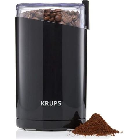 Krups F2034238 Moulin à Café électrique Fast Touch 200W Noir Puissance de 200W pour moudre rapidement sans échauffement Krups F2034238 Moulin à Café électrique Fast Touch 200W Noir Puissance de 200W pour moudre rapidement sans échauffement
