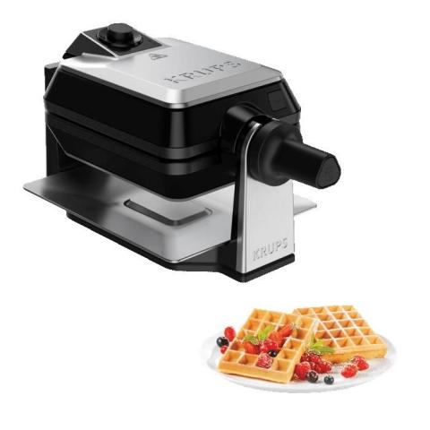 Krups Gaufrier Rotatif Grandes gaufres Cuisson homogène Thermostat FDD95D10 Krups Gaufrier Rotatif Grandes gaufres Cuisson homogène Thermostat FDD95D10