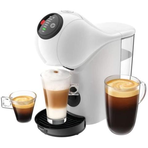 KRUPS Genio S Blanc Machine à Café Cafetière Fonction XL Intuitive Boissons Froides ou Chaudes Mode Eco Témoin Détartrage KRUPS Genio S Blanc Machine à Café Cafetière Fonction XL Intuitive Boissons Froides ou Chaudes Mode Eco Témoin Détartrage