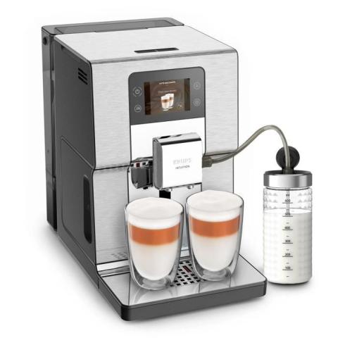 KRUPS Intuition Expérience+ Machine à café à grain 21 boissons Ecran tactile couleur EA877D10R - RECONDITIONNÉ
