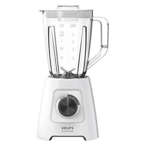 Krups kb4201 Blend Force Blender, 1,25 L, blanc KB4201
