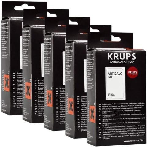 Krups - Kit Anticalcaire et d&eacute tartrant -Lot de 5 - F054
