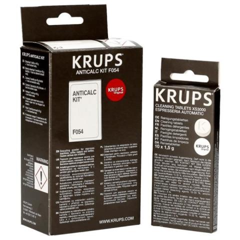 KRUPS Kit détartrant F054 et tablettes XS3000 EA9010 EA8010 EA8441 EA8165 EA8050 EA829E EA8080 EA816B KRUPS Kit détartrant F054 et tablettes XS3000 EA9010 EA8010 EA8441 EA8165 EA8050 EA829E EA8080 EA816B