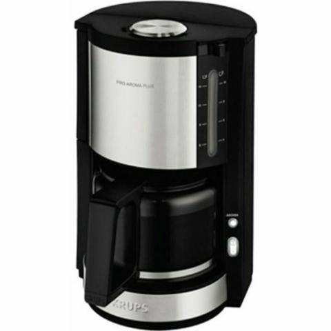 Krups KRUPS KM321010 Pro Aroma Plus Cafetiere filtre electrique, 1,25 L soit 15 tasses, Machine a cafe, Noir et inox Krups KRUPS KM321010 Pro Aroma Plus Cafetiere filtre electrique, 1,25 L soit 15 tasses, Machine a cafe, Noir et inox
