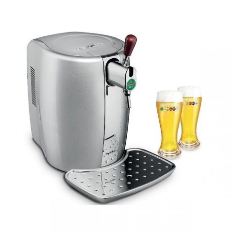 Krups Machine à bière 5l silver avec coffret 2 verres - yy2931fd - KRUPS
