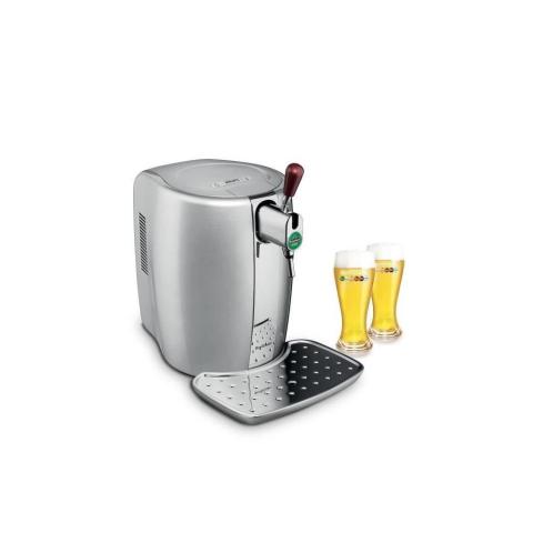 Krups Machine à bière Argent + coffret 2 verres