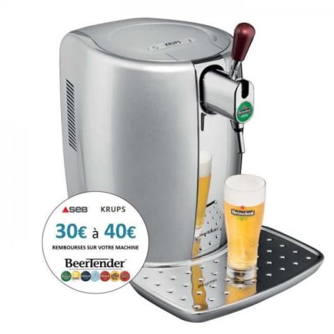 Krups Machine a Biere - Tireuse KRUPS BEERTENDER VB700E00 Loft Edition pression, , Pompe a biere, Fût 5L, Indic. LED, Silver/Chr Krups Machine a Biere - Tireuse KRUPS BEERTENDER VB700E00 Loft Edition pression, , Pompe a biere, Fût 5L, Indic. LED, Silver/Chr