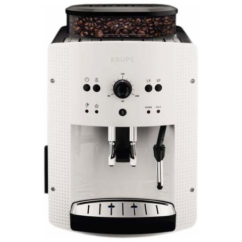 Krups Machine à Café Automatique de 1,6L avec Buse Vapeur 1450W blanc