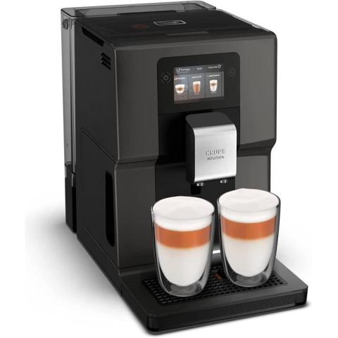 Krups Machine a cafe automatique EA872B Intuition Preference avec ecran tactile couleur de 3,5" (3,5") et indicateurs lumineu