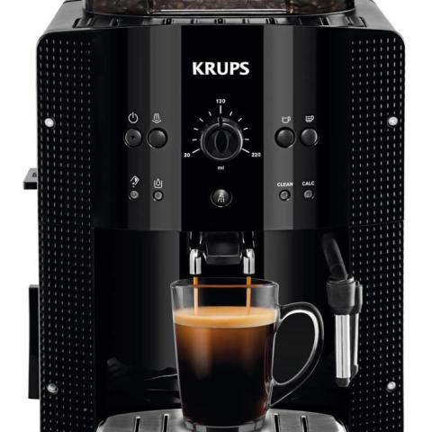 KRUPS Machine à café broyeur grain 2 tasses Buse vapeur Nettoyage automatique EA810870R - RECONDITIONNÉ KRUPS Machine à café broyeur grain 2 tasses Buse vapeur Nettoyage automatique EA810870R - RECONDITIONNÉ