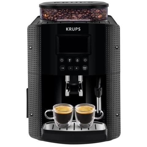 KRUPS Machine à café grain, 1.7 L, Cafetière espresso, Buse vapeur pour Cappuccino, 2 tasses en simultané, Essential YY8135FD KRUPS Machine à café grain, 1.7 L, Cafetière espresso, Buse vapeur pour Cappuccino, 2 tasses en simultané, Essential YY8135FD