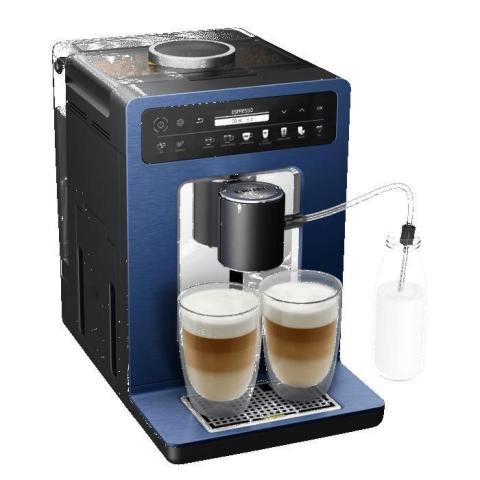 KRUPS Machine à café à grains Aluminium brossé bleu EVIDENCE by WILMOTTE EA89W410 KRUPS Machine à café à grains Aluminium brossé bleu EVIDENCE by WILMOTTE EA89W410