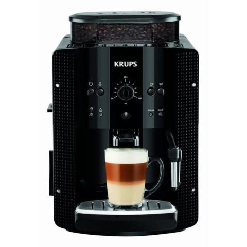 KRUPS Machine à Café à Grains avec Broyeur – Espresso 2 Tasses Simultanées – Nettoyage Automatique – Modèle EA810870 KRUPS Machine à Café à Grains avec Broyeur – Espresso 2 Tasses Simultanées – Nettoyage Automatique – Modèle EA810870