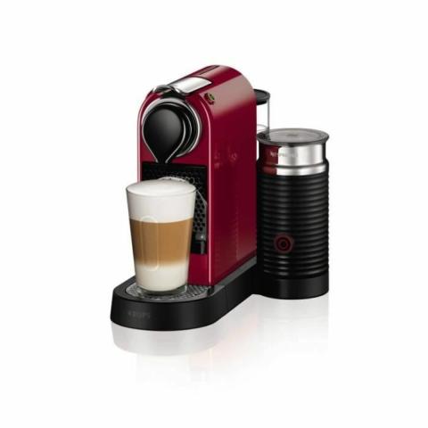 Krups Machine à café Nespresso Citiz & Milk XN760510 - KRUPS - Expresso (capsule) - 19bar - Rouge