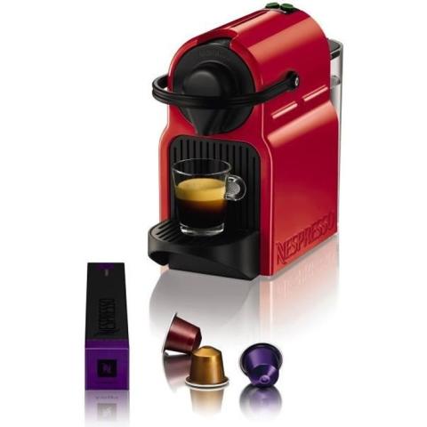 KRUPS Machine à café Nespresso Inissia XN1005 - rouge KRUPS Machine à café Nespresso Inissia XN1005 - rouge