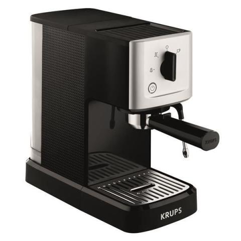 KRUPS Machine à expresso manuelle - 15 bars - Noir et argent