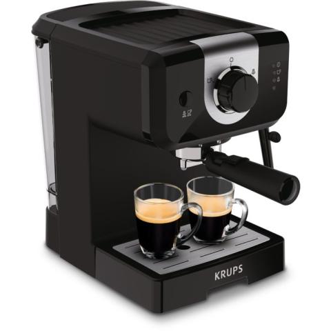 KRUPS Machine expresso Opio noire 2 tasses Buse vapeur pour Cappuccinos et Eau Chaude XP320810 KRUPS Machine expresso Opio noire 2 tasses Buse vapeur pour Cappuccinos et Eau Chaude XP320810