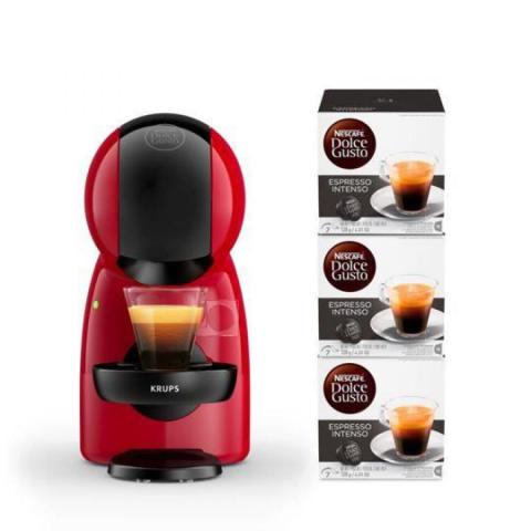 Krups Nescafé Dolce Gusto Piccolo XS, Machine à café Ultra compact avec 48 Capsules