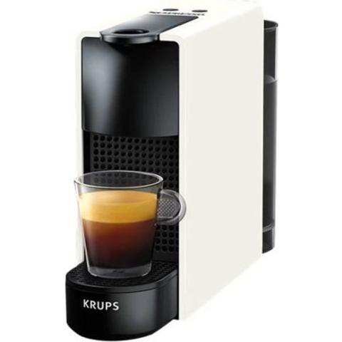 Krups Nespresso Essenza Mini XN1111 Machine à café avec buse vapeur "Cappuccino" 19 bar blanc