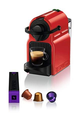 Krups Nespresso Inissia rouge, Machine à café , Cafetière expresso à dosettes, Compacte Automatique, Pression 19 bars YY1531FD