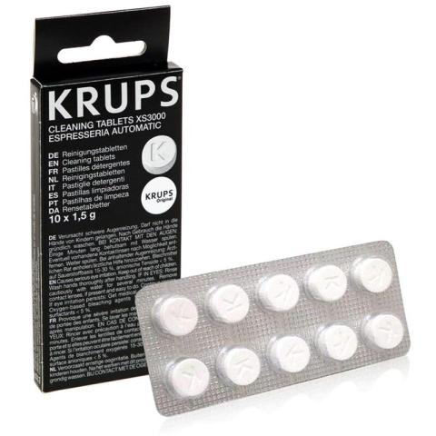 Krups - Pastillles Nettoyantes XS3000 (10pcs) pour machines à café