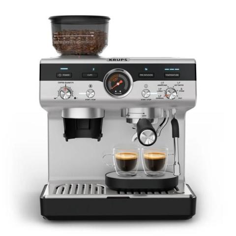 Krups Precision Machine espresso avec broyeur Espresso parfait Interface XP801T10 Krups Precision Machine espresso avec broyeur Espresso parfait Interface XP801T10