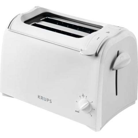Krups ProAroma KH 1511 - Grille-pain - 2 tranche - 2 Emplacements - blanc Krups ProAroma KH 1511 - Grille-pain - 2 tranche - 2 Emplacements - blanc