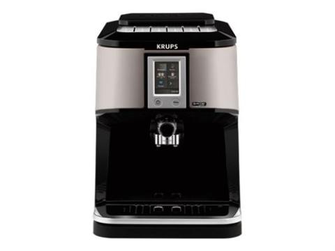 Krups Quattro Force EA 880E - Machine à café automatique avec buse vapeur "Cappuccino" - 15 bar - argent/noir Krups Quattro Force EA 880E - Machine à café automatique avec buse vapeur "Cappuccino" - 15 bar - argent/noir
