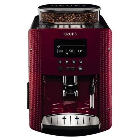 Krups Robot café 15 bars rouge - ea815570 - KRUPS Noir, Rouge Krups Robot café 15 bars rouge - ea815570 - KRUPS Noir, Rouge